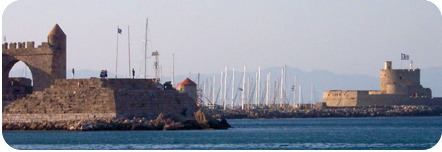 Picture of Mandraki Harbour, Rhodes